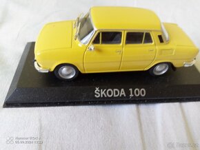 Modely aut Tatra 603-1, škoda 100, škoda 1203 - 6