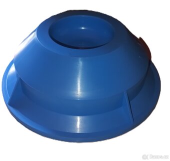 Tréninkový kužel plast modrý, červený, zelený - 6