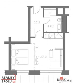 Prodej, byty/1+kk, 33.6 m2, 54344 Černý Důl, Trutnov [ID 687 - 6