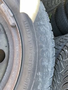 Plech disky 4x98 včetně zimních pneu 195/65R15 - 6