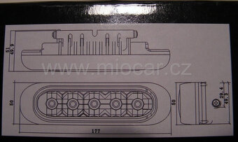 Světla pro denní svícení DRL-2x5 LED.12/24V. - 6