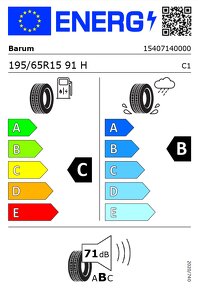 4x letní pneu Barum Bravuris 5HM 195/65 R15 91H - 6