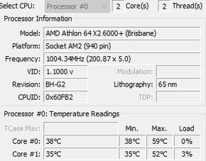 AMD X2 6000+ 2x3Ghz, 4 GB DDR2, MSI KN Neo V2 AM2 - 6