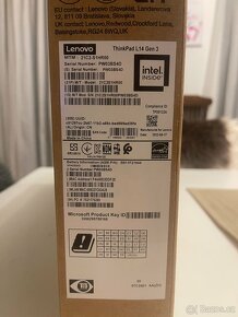 Nový notebook LENOVO L14 gen3, i5, 8GB, 256GB SSD - 6