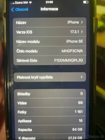 Prodám iPhone SE2020, 64GB - 6