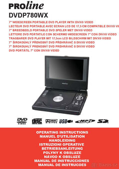 PROLINE DVD P780WX přenosný přehrávač s DIVX - 6