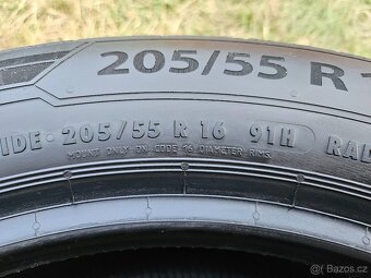 4x Letní pneu Continental + Barum - 205/55 R16 - 95% - 6