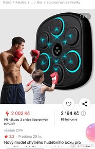 Chytrý Bluetooth hudební boxerský trenažér - 6