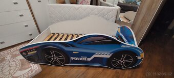 Dětská postel AUTO - Policie - 6