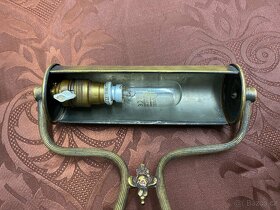 lampa lampička starožitná lampa mosaz svítidlo starožitnost - 6
