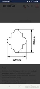 Zámková dlažba KVĚT přírodní 6mm - 6