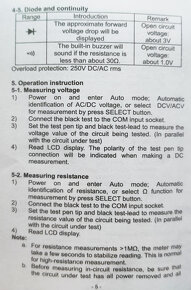 Multimetr ANENG A3010 tužkový - 6