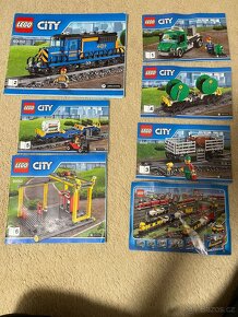 Lego city 60052 nákladní vlak + koleje navíc - 6