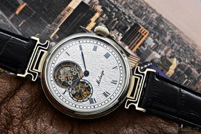 Unikátní skeletové hodinky Molnija - ruční práce - 6