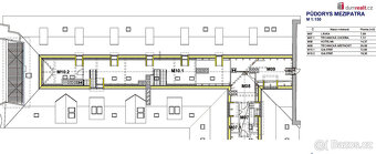 Pronájem nově budovaných kanceláří celkem až 550m2 P-1 Národ - 6