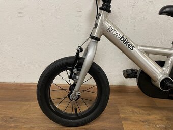 Dětské kolo Growbikes 12” stříbrné - 6