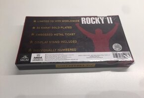 Rocky II 24k gold plated Superfight tiket-limitka 1979 kusov - 6