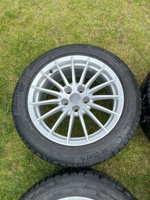 ALU KOLA 5X112 R17 , Orig. Audi , Zimní pneu 6.8mm - 6