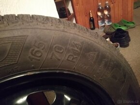 Nabízím 4 Zimní pneumatiky Kleber o rozměru 165 / 70 R14 - 6