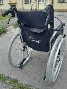 INVALIDNÍ VOZÍK-49 cm-ZADNÍ BRZDY-ZASÍLÁM PO ČR - 6