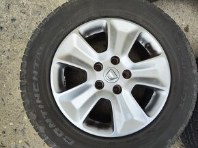 16"alu sada 5x114 origo Dacia Duster 4x4 215/65 Continental - 6