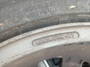 Prodám ALU kola 195/50R16 na Peugeot 1007 - 6