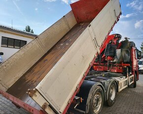 Mercedes-Benz Actros,   Sklápeč + hydraulická ruka Fassi - 6