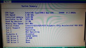 Prodám Lenovo ThinkCentre M57 6072AQ6 5GB RAM s monitorem - 6