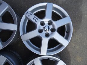 Alu disky na Škoda 16", 5x112, ET 38, šířka 7J - 6