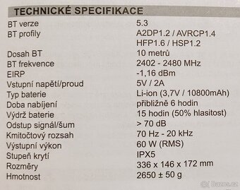 JVC BLUETOOTH REPRODUKTOR - 6