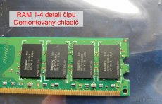 RAM SDRAM, DDR1, DDR2 ceny a dostupnost v popisu - 6