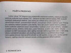 Nová Invertorová svářečka THF 220S AC/DC - 6