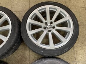 Originál Volkswagen ALU kola 5x112 r19 zimní pneu 6,5mm - 6