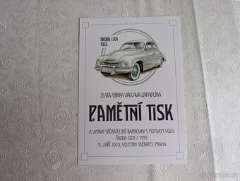 ZAPADLÍK/GÁBRIŠ - Škoda 1201 /1955 - KOMPLET SBĚRATELSKÁ SAD - 6