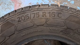 2x zimní pneu Continental VAN 205/75 R16 C, r.v. 2023 - 6