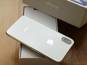 iPhone X 256GB Silver, TOP – ZÁRUKA, Baterie 100% - 6