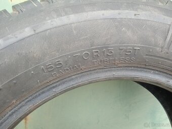 4x letni kormoran 155/70 R13, vzorek 5mm - 6