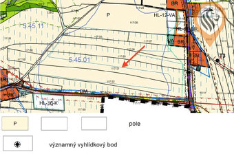 Prodej zemědělského pozemku, 22 365 m2, Holín - 6