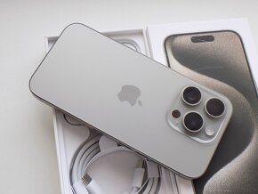 APPLE iPhone 15 Pro 256GB Přírodní Titan - ZÁRUKA-TOP STAV - 6