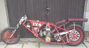 závodní motocykl na sprint dragster jawa čz DKW koště motor - 6