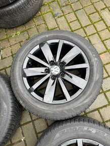 ORIGINÁL Alu Volkswagen Perugia R16, 5x112 - TOP STAV - 6