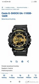 Prodám hodinky G-SHOCK 110 - 6