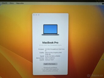 MacBook Pro 13 2017 i5 / 8GB / 128GB - 6