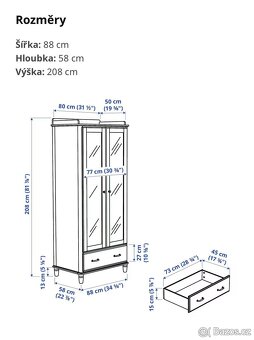 Skříň Ikea Tyssedal, 2 ks (cena za kus) - 6