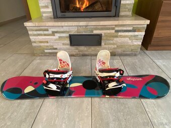 Prodám snowboard 115 cm Westige s vázáním - 6