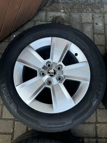 ORIGINÁL Alu Škoda R16, 5x112 - LETNÍ PNEU - 6