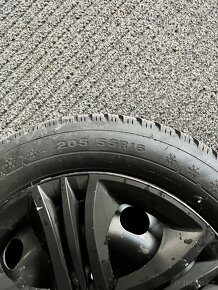 Zimní kola bridgestone 205/55/R16 - plechy - 6