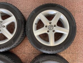 Originální alu kola Volkswagen,5x112 R16,zimní 7,5mm - 6