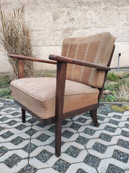 Starožitná párová křesla Thonet Mimoň - 40. léta - 6