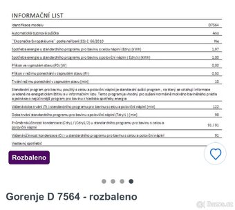 Sušická Gorenje 7KG - 6